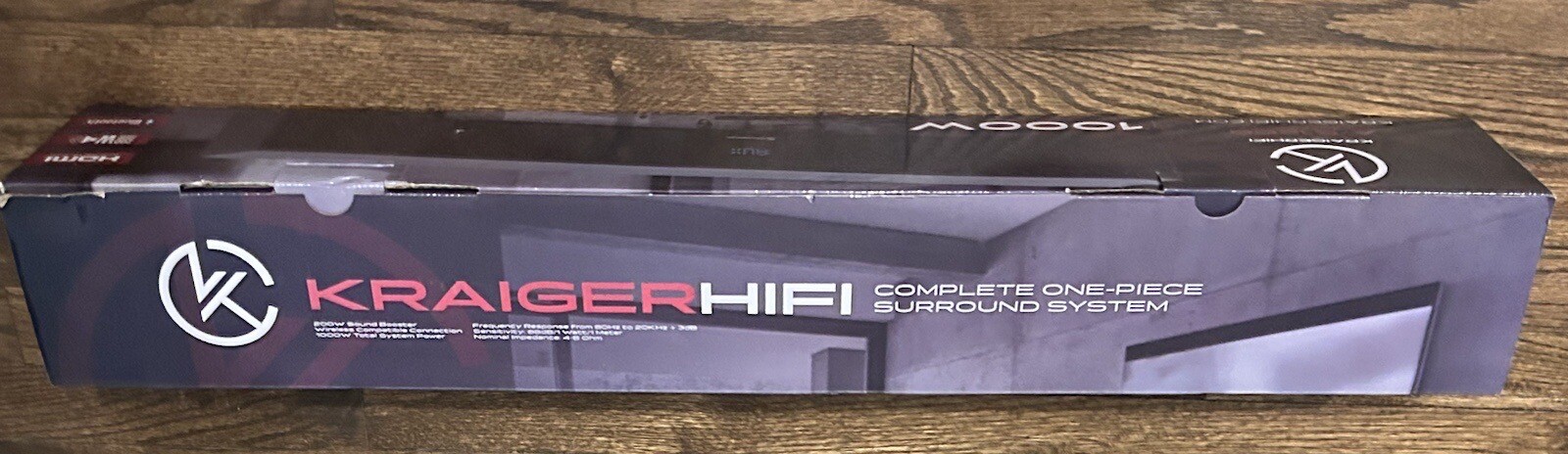 Brand New Kraiger Hifi A-S1200 Sound Bar - Complete One-Piece Surround System