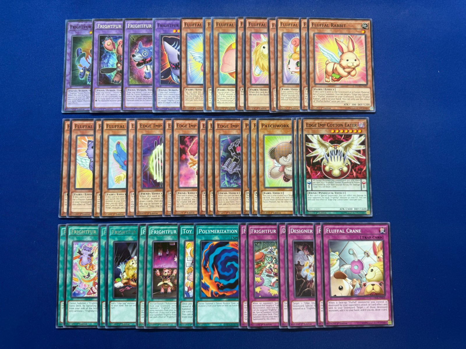 Yu-Gi-Oh ARC-V - Sora Perse\'s Fluffal & Edge Imp & Frightfur Fusion Deck