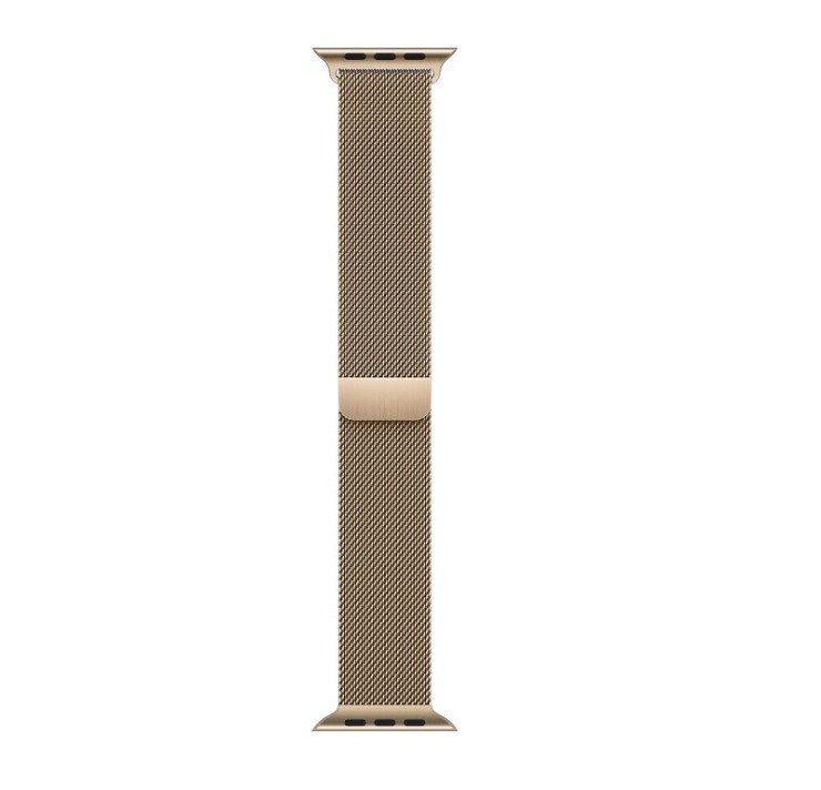 Apple ML763AM/A Watch 45mm Milanese Loop - Fully Magnetic, Stainless Steel, Gold