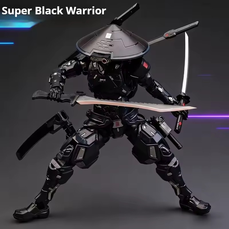 22CM SC001 Snake Eyes Black Warrior Action Figure 1/10 Movable Model Toy