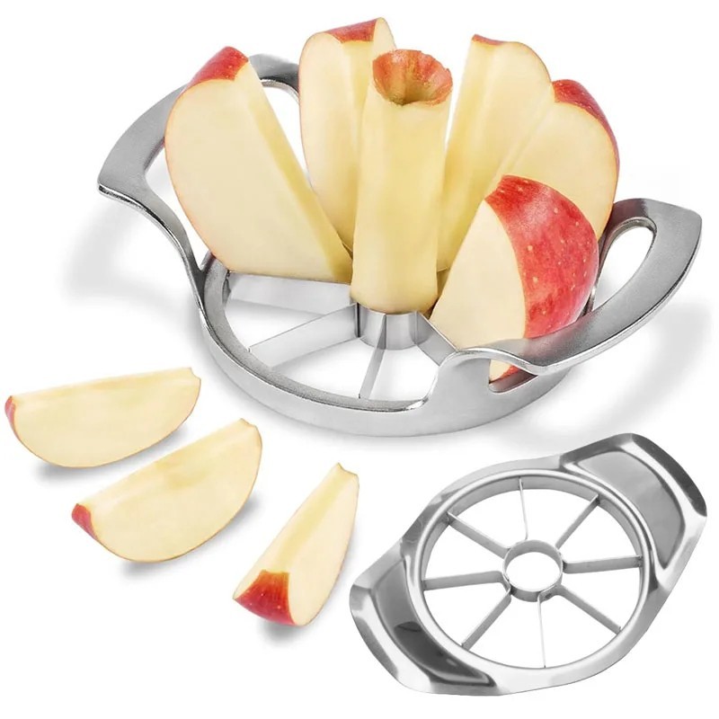 Apple Slicer and Corer - 12 Blade Extra Large, Stainless Steel Apple Cutter - He