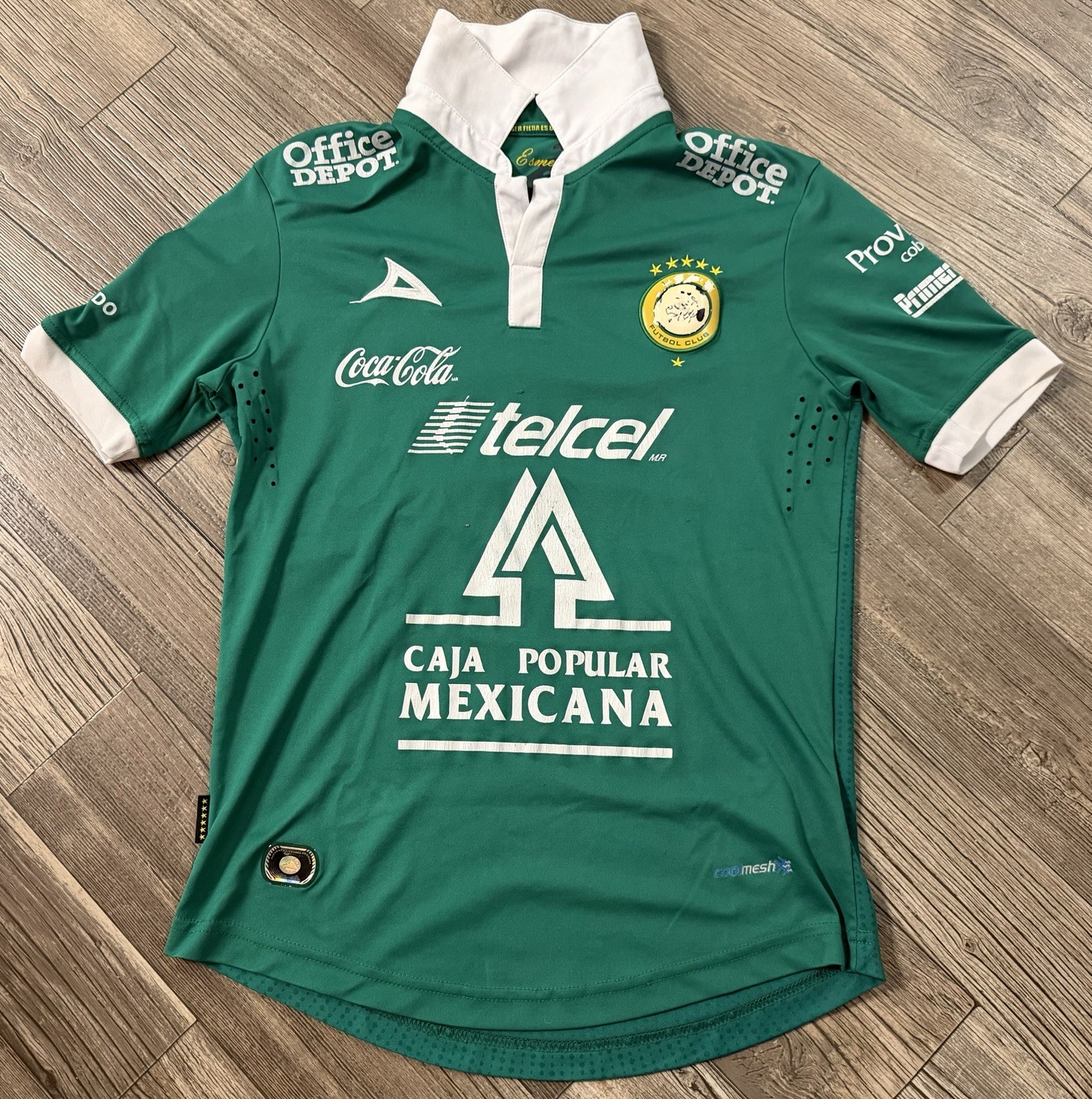Pirma Club Leon Liga MX Special Edition Green White Soccer Jersey Size M