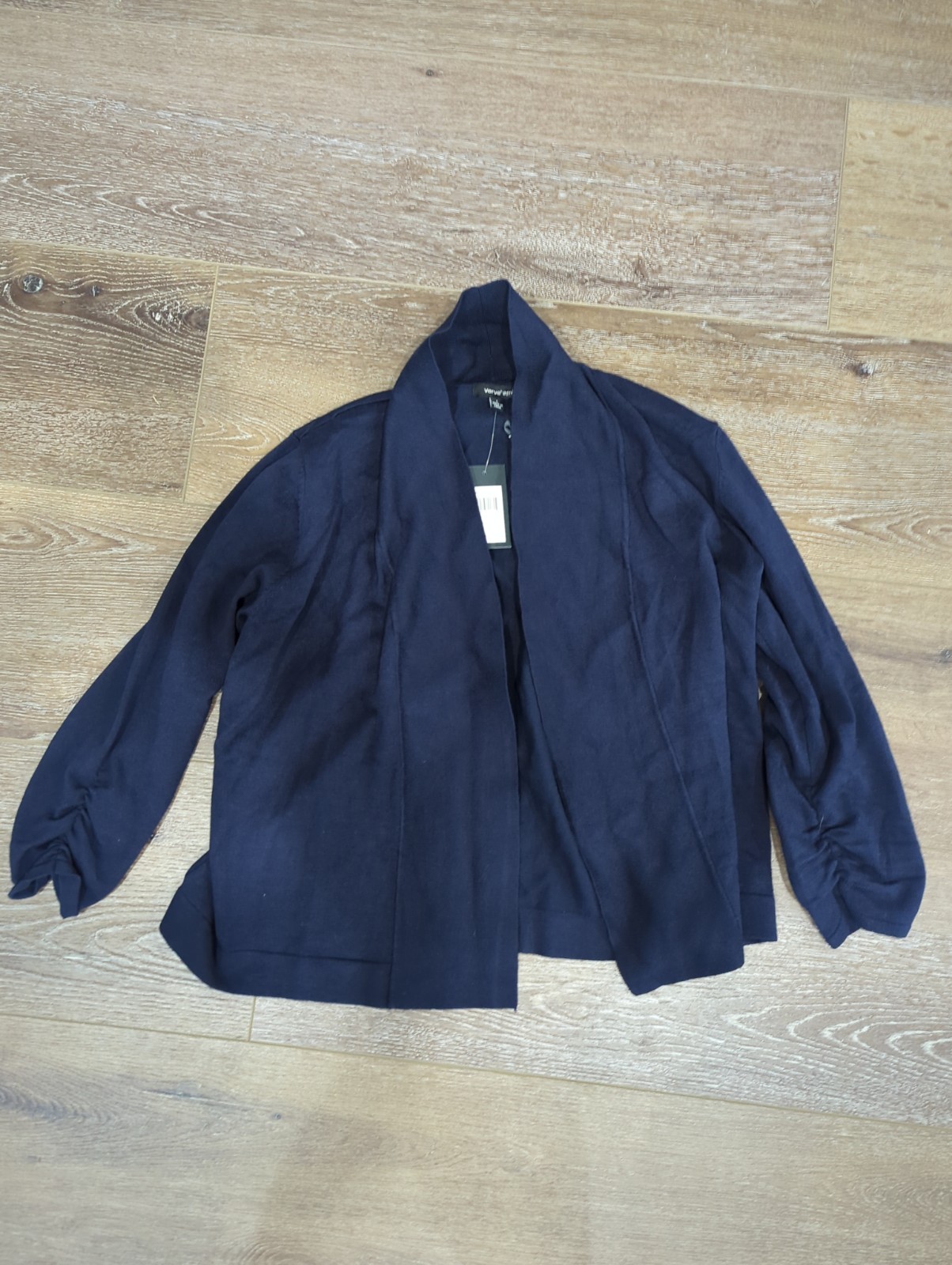 Verve Ami Women\'s Large Navy Blue Jacket Sweater 