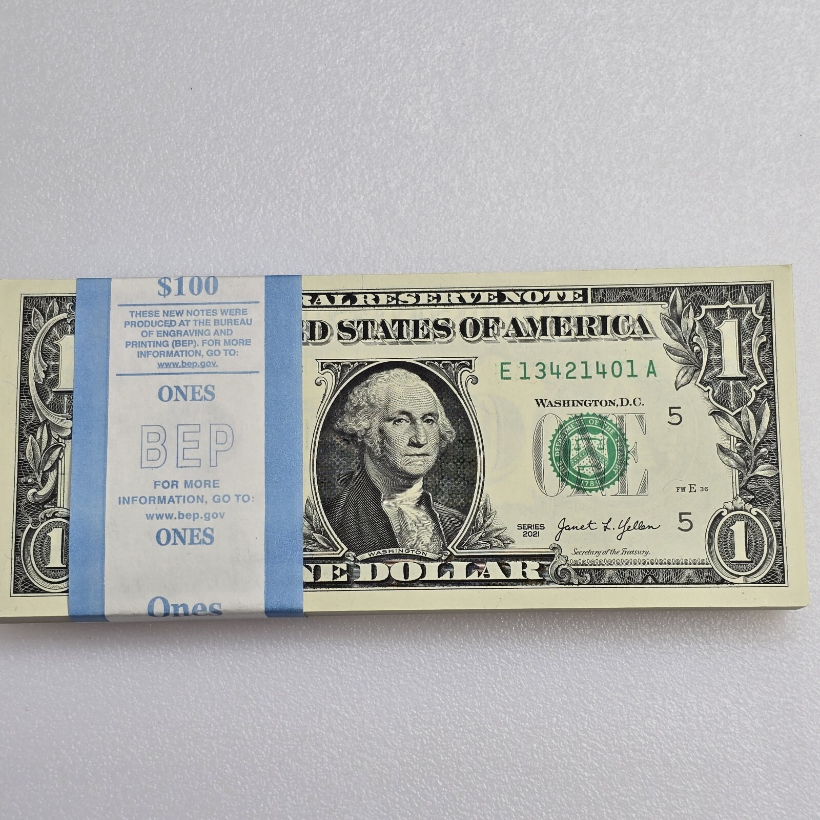NEW 2021 Series Uncirculated Sequential ONE DOLLAR $1 Bills Lot of 10 From BEP NEW 2021 Series Uncirculated Sequential ONE DOLLAR $1 Bills Lot of 10 From BEP