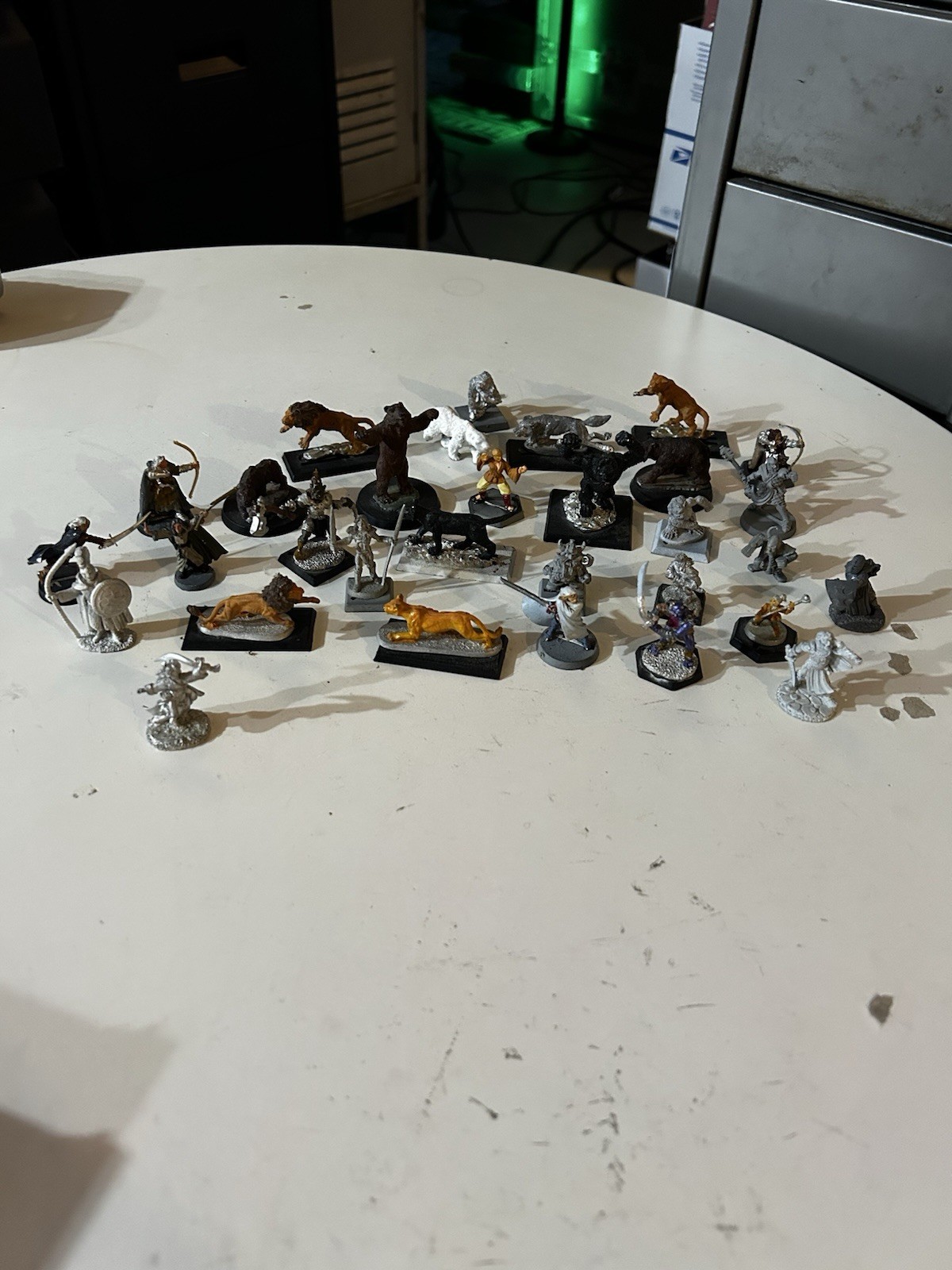 vintage table top miniatures Lot Featuring Ral Partha Warhammer Etc