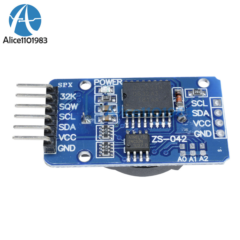2PCS DS3231 AT24C32 IIC precision Real time clock module memory module Arduino