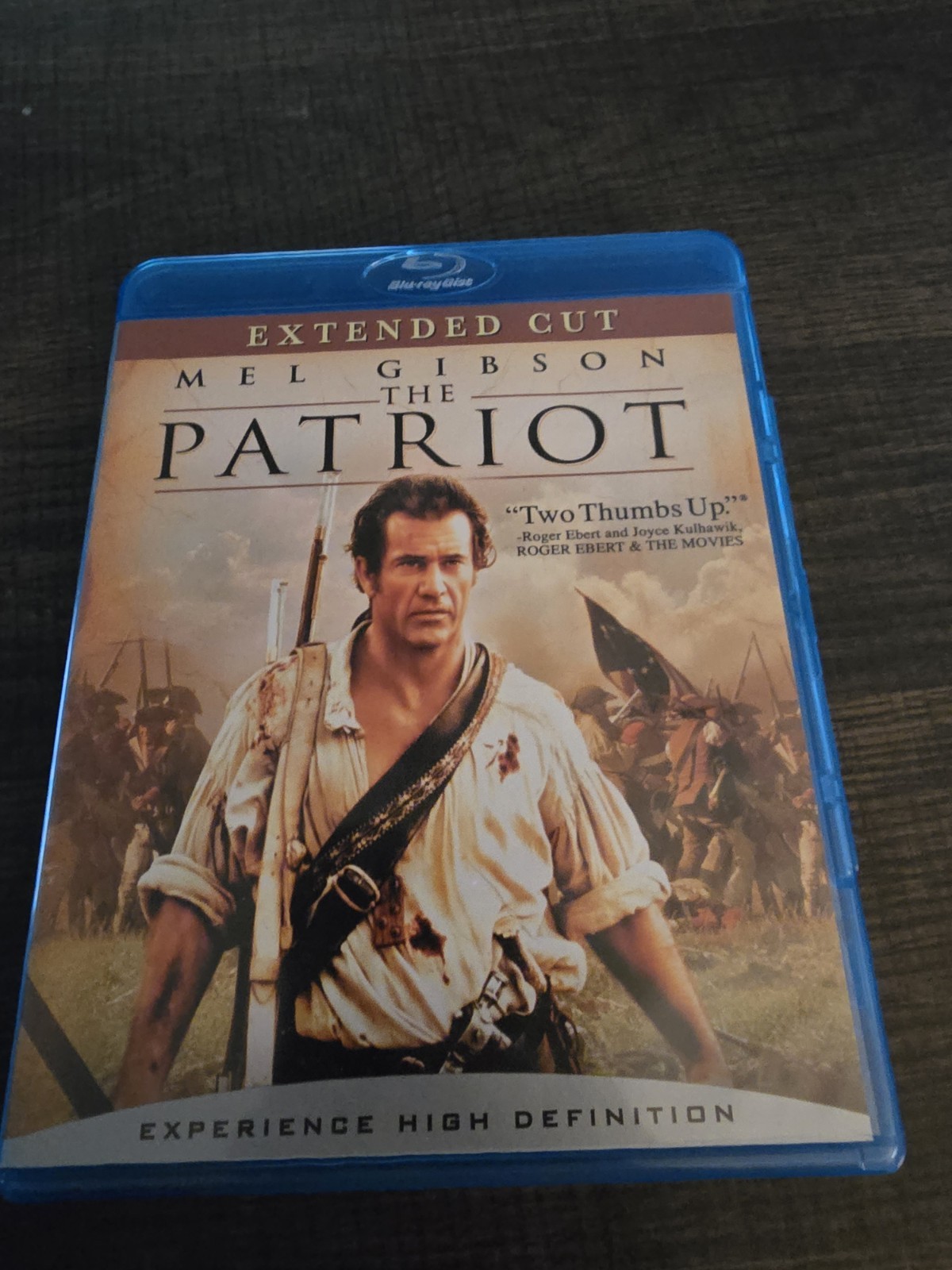 The Patriot Blu-ray Movie Extended Cut Mel Gibson Unrated War Drama 