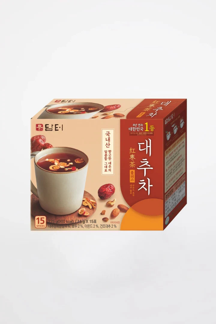 Damtuh Korea Jujube Tea Powder Mix Red Date Tea with walnuts & Almonds Damtuh Korea Jujube Tea Powder Mix Red Date Tea with walnuts & Almonds