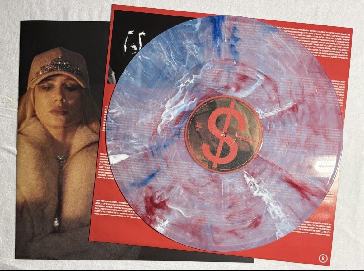 Slayyyter Tour Exclusive Vinyl Worst Girl In America Red White Blue Marble NEW