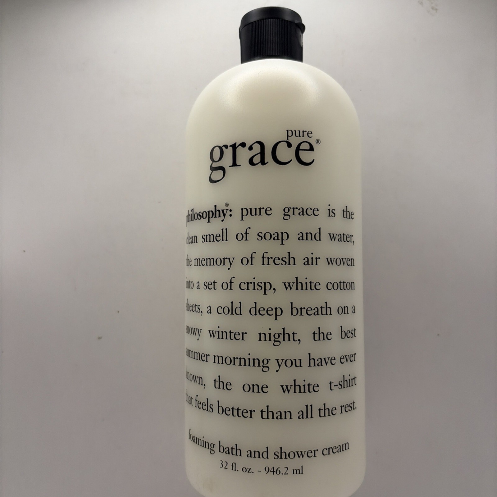 NEW Sealed Philosophy Pure Grace Foaming Bath and Shower Cream 32 fl oz