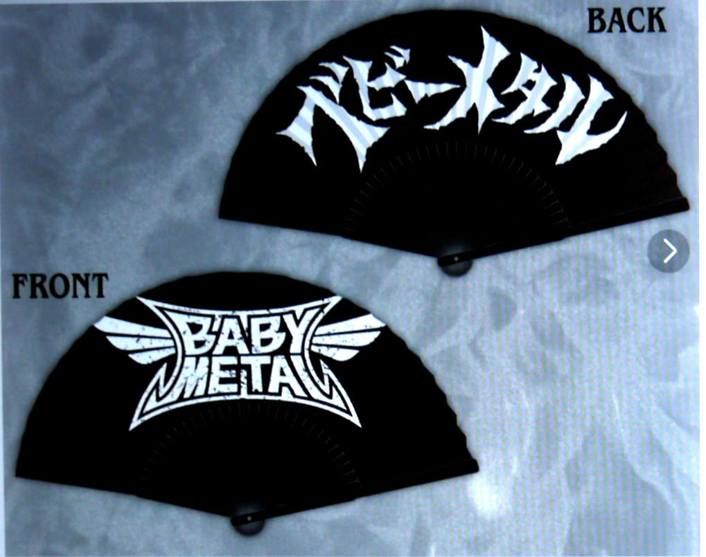 2025 BABYMETAL FOLDING FAN \