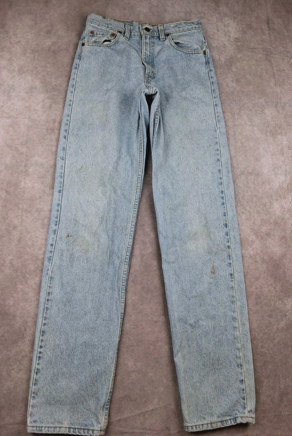 Vintage Levis 555 Jeans Mens 30x36 Blue Relaxed Straight USA Made Fits 29x36