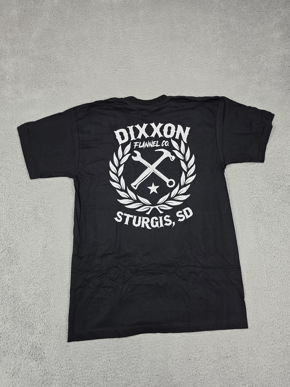Dixxon Flannel Co Shirt Mens Large Black Graphic Sturgis SD Made in USA