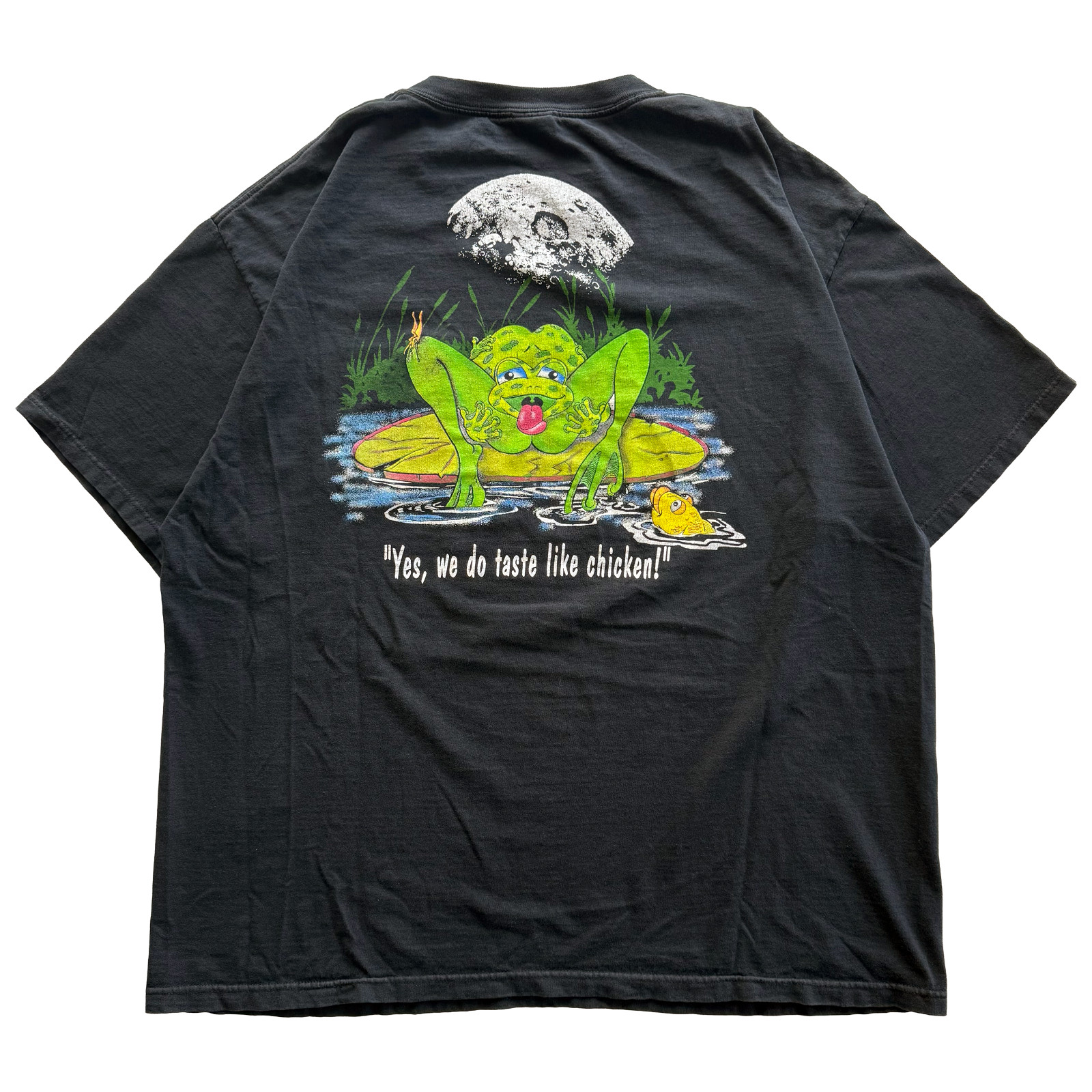 Vintage 90s 00s Froggy\'s Saloon Daytona Beach Humor Tee Size XXL