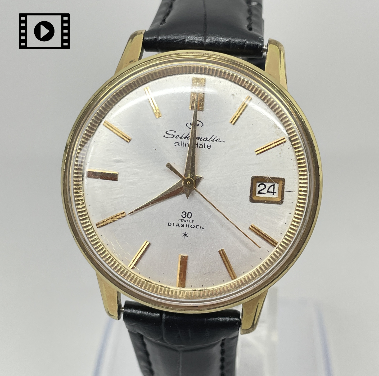 SEIKO Seikomatic Slimdate [US Stock] Vintage 1960's Automatic Mens Watch *Exc+5