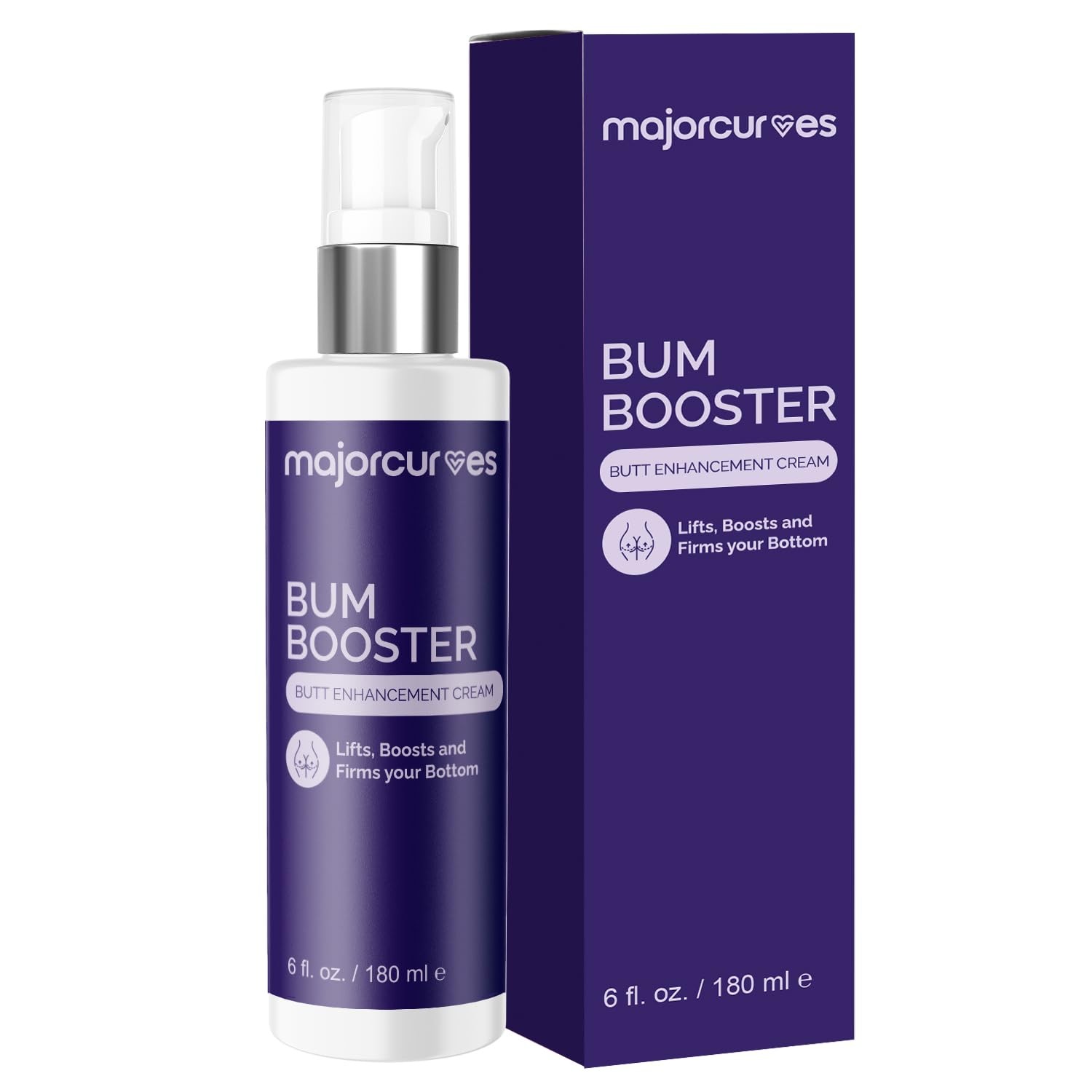Major Curves Butt Enhancement and Enlargement Cream (1 Bottle) - 2 Month Supply