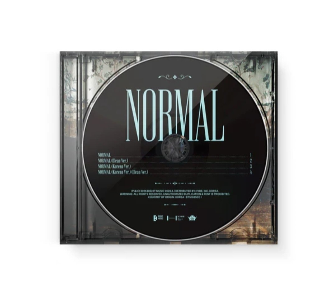 BTS NORMAL - Original & Korean Ver. Single CD BTS NORMAL - Original & Korean Ver. Single CD