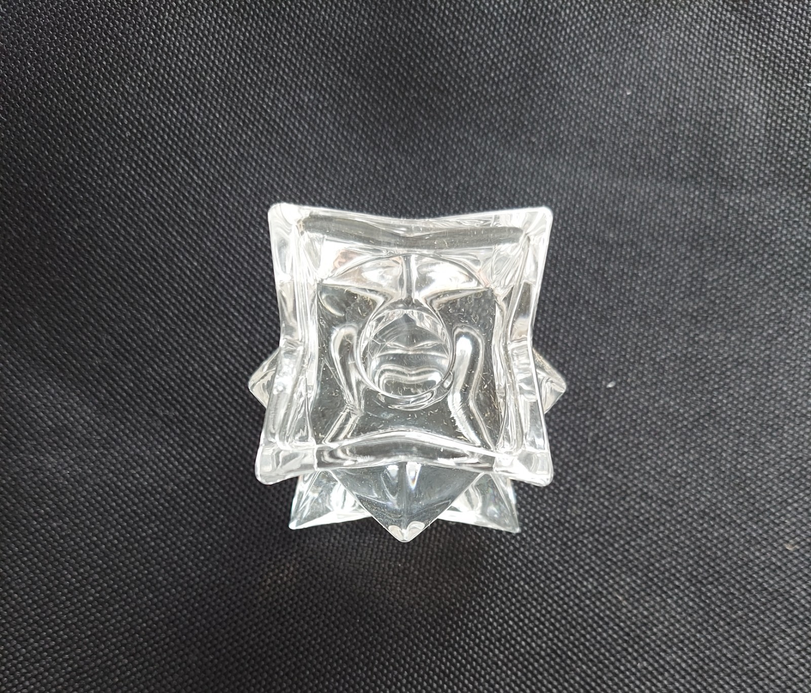 VINTAGE AVON Gallery Originals Stackable Star Lead Crystal Candle Holder
