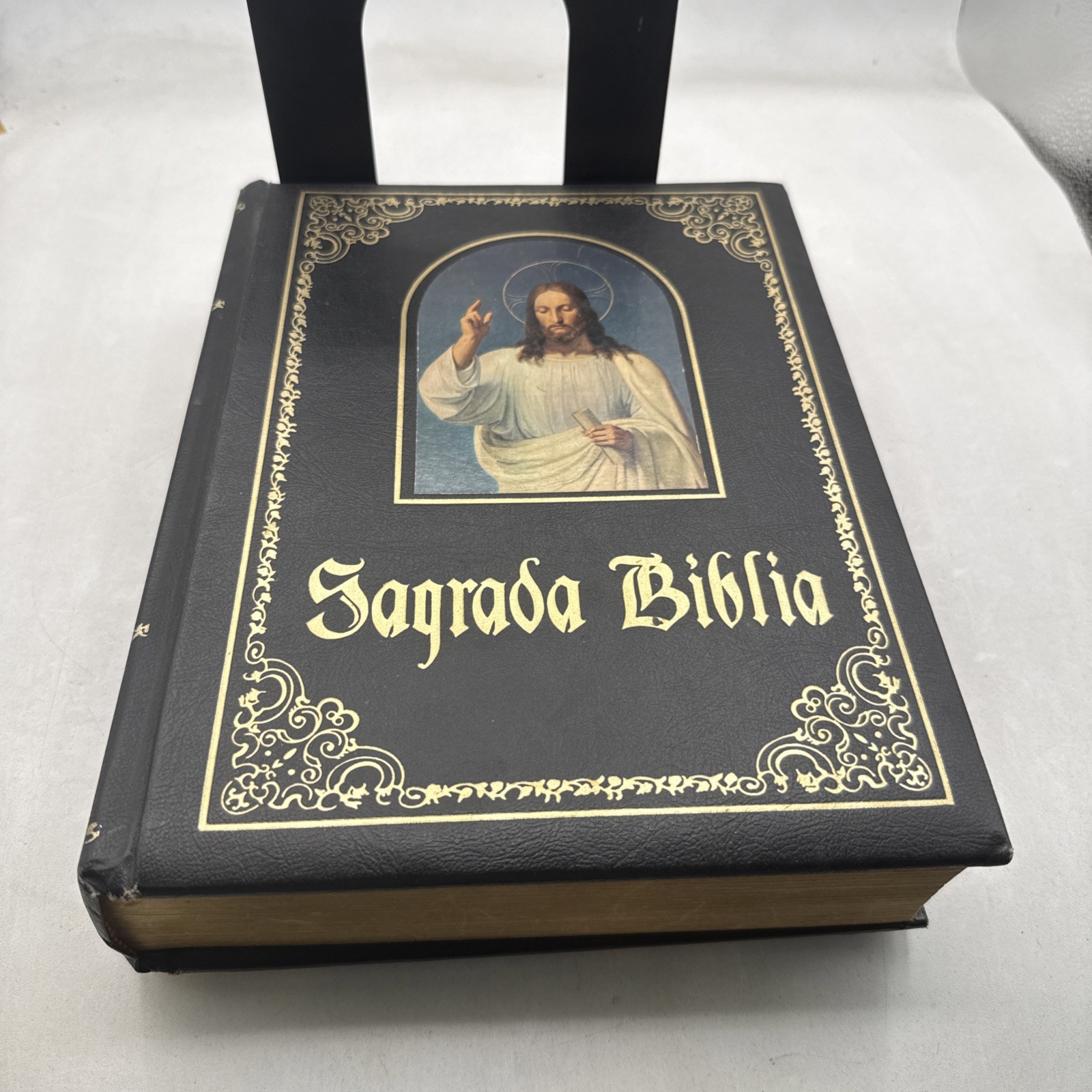 Sagrada Biblia Bible Hardcover Spanish Catholic Bible 1970 Written In Spanish