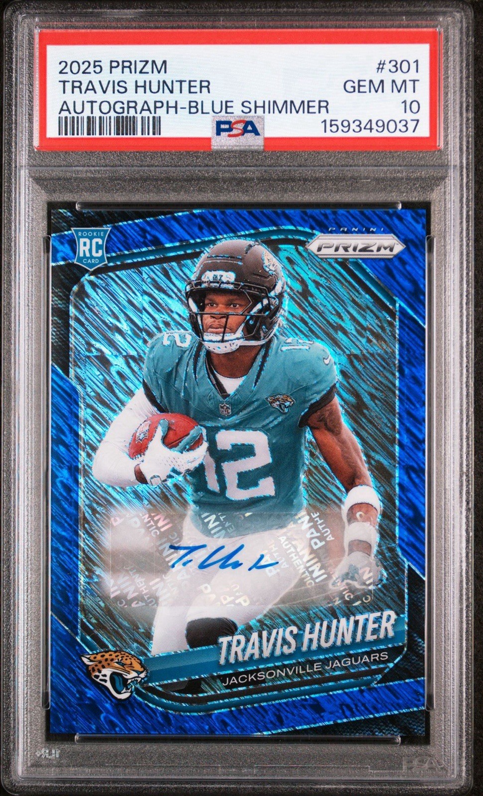 Football Packs - Chase Travis Hunter Prizm Auto /25 PSA 10 (100 pack series) 