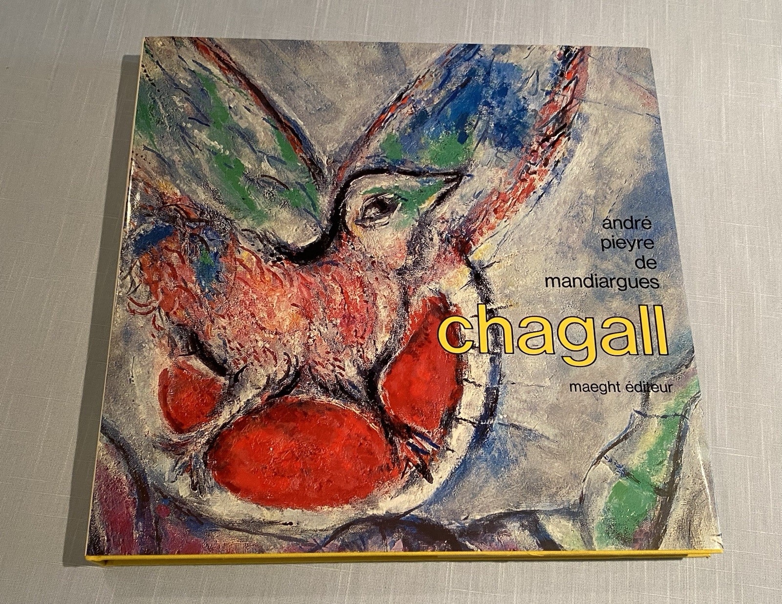 Chagall Hardcover Book with Dust Jacket French Maeght Edition with Lithographs