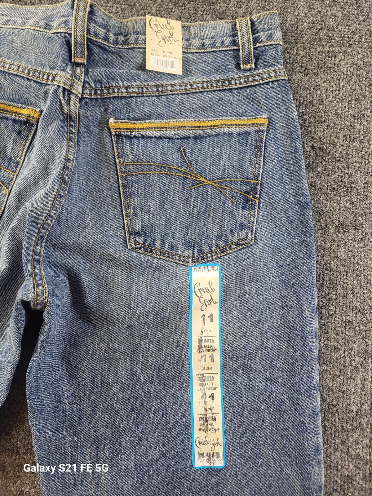 Cruel Girl Dakota Relaxed Boot Heavyweight Jean Women 11 XL/32x35 L Wash M Rise Cruel Girl Dakota Relaxed Boot Heavyweight Jean Women 11 XL/32x35 L Wash M Rise