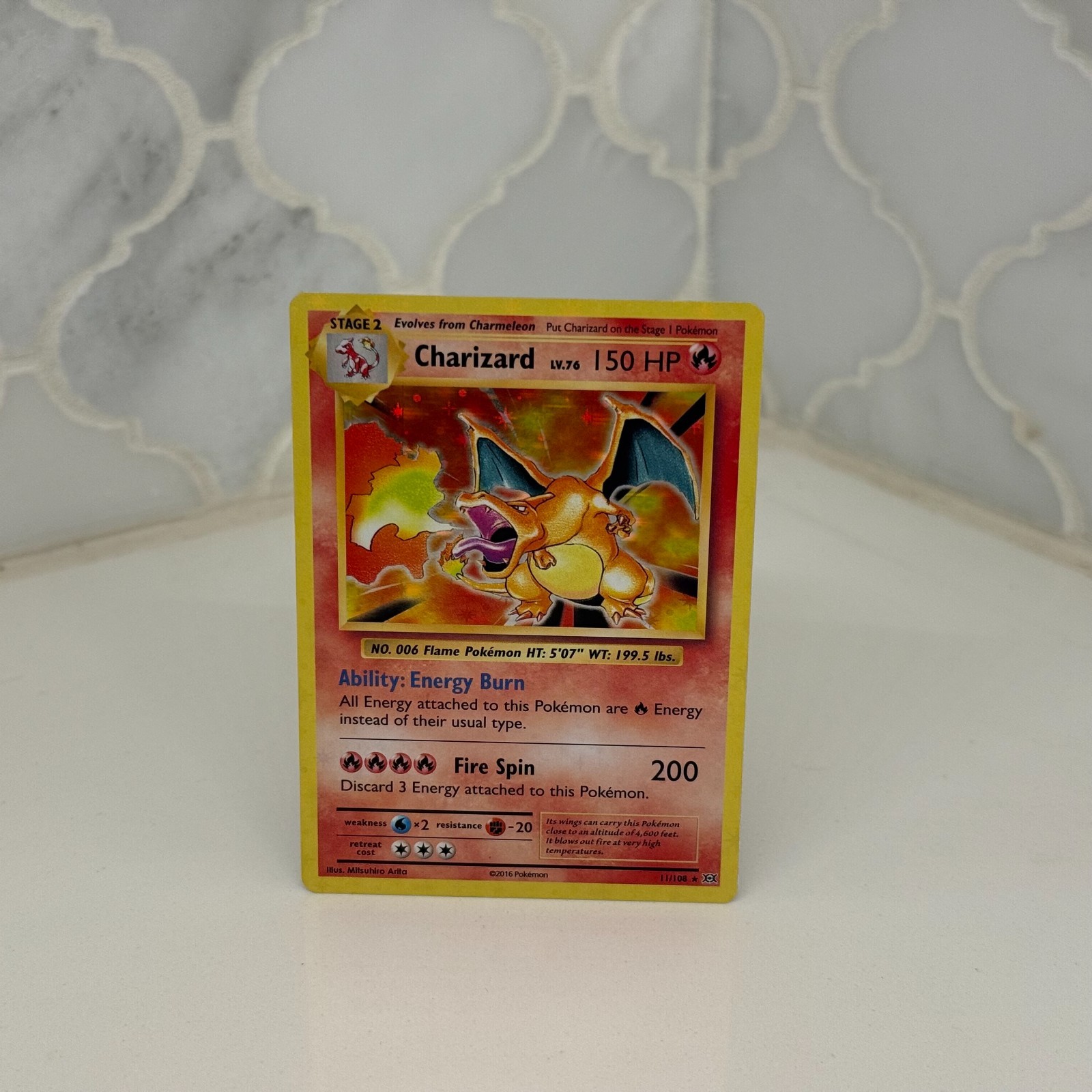 NEAR MINT Charizard Holo XY Evolutions RARE 11/108 Pokémon TCG 2016 NEAR MINT Charizard Holo XY Evolutions RARE 11/108 Pokémon TCG 2016