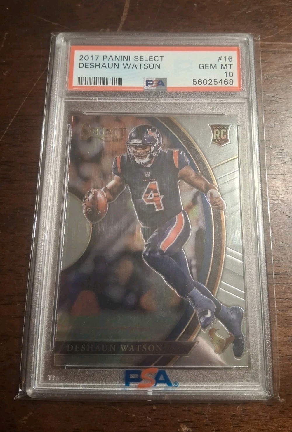 PSA 10 2017 Panini Select Prizm Deshaun Watson Uncorrected Error SP Rookie RC 🔥