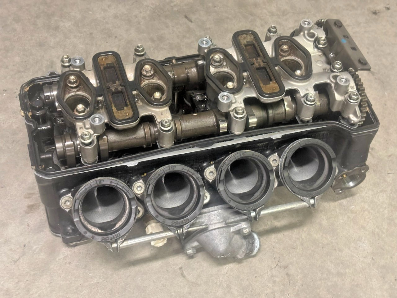 2008 08-09 SUZUKI GSXR750 750 OEM COMPLETE ENGINE TOP END CYLINDER HEAD *NICE* 2008 08-09 SUZUKI GSXR750 750 OEM COMPLETE ENGINE TOP END CYLINDER HEAD *NICE*
