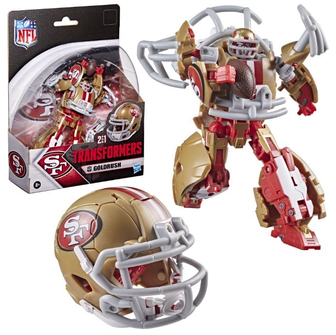 Transformers NFL San Francisco 49ers Goldrush 5.5\