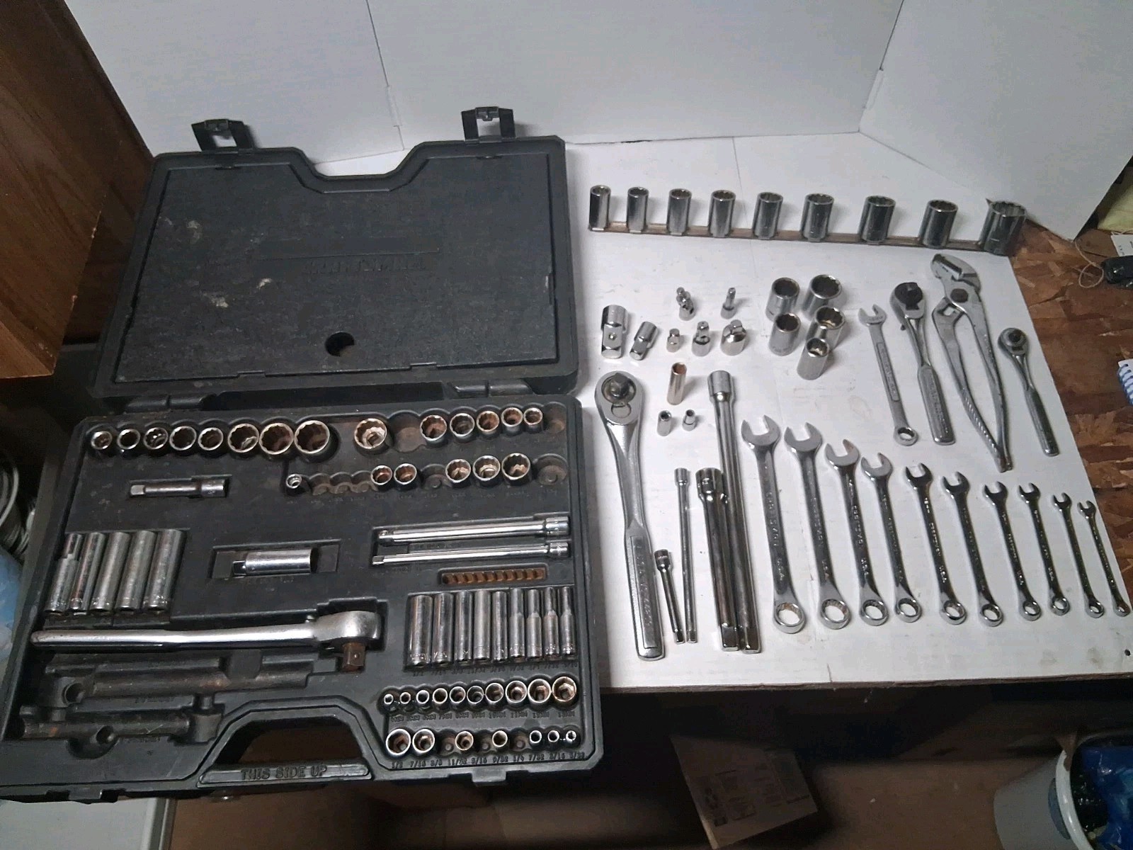 Vintage Craftsman USA Mechanics Tool Set + Large Bonus Tool & Wrench Lot Vintage Craftsman USA Mechanics Tool Set + Large Bonus Tool & Wrench Lot