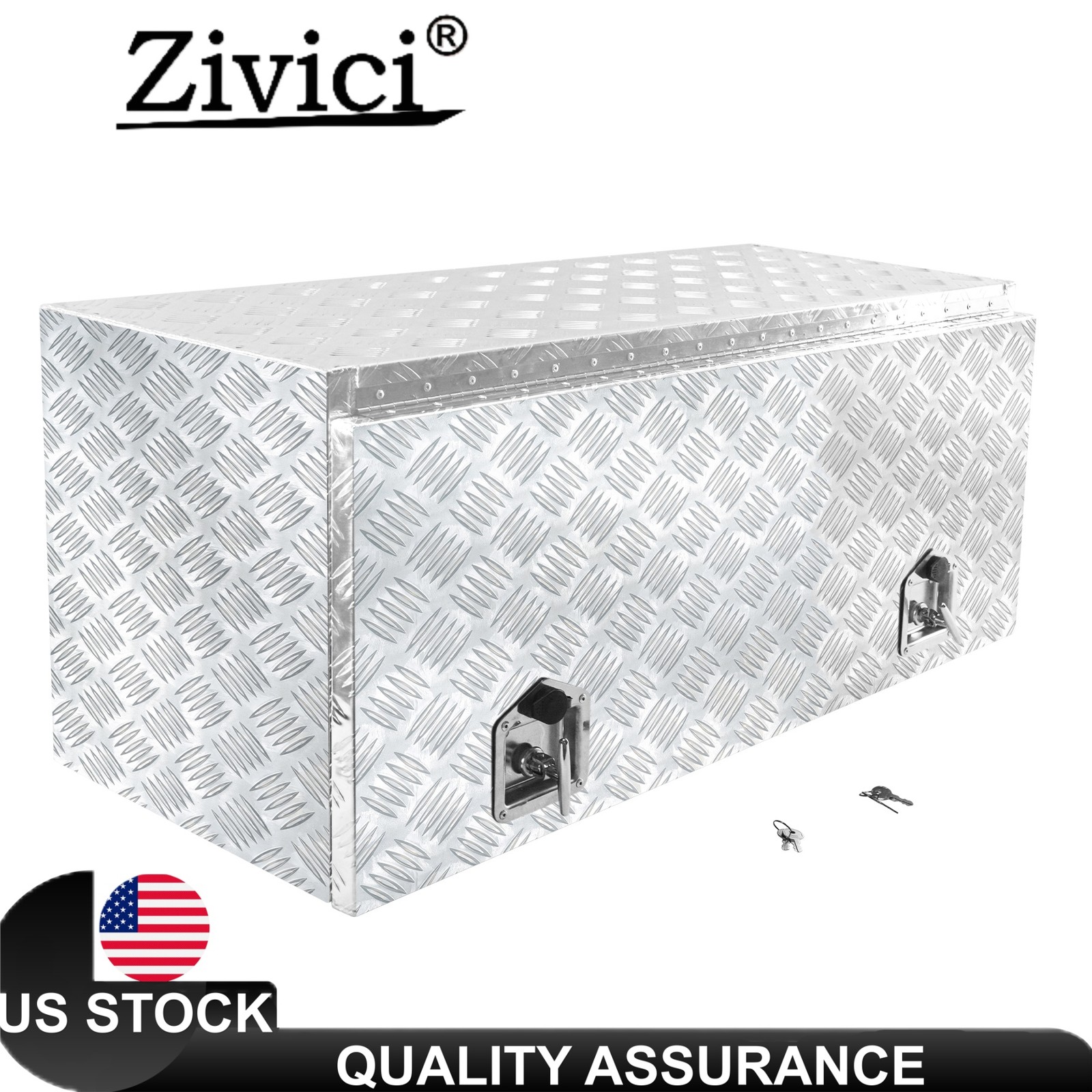 Heavy Duty Aluminum Trunk Storage Tool Box 42\