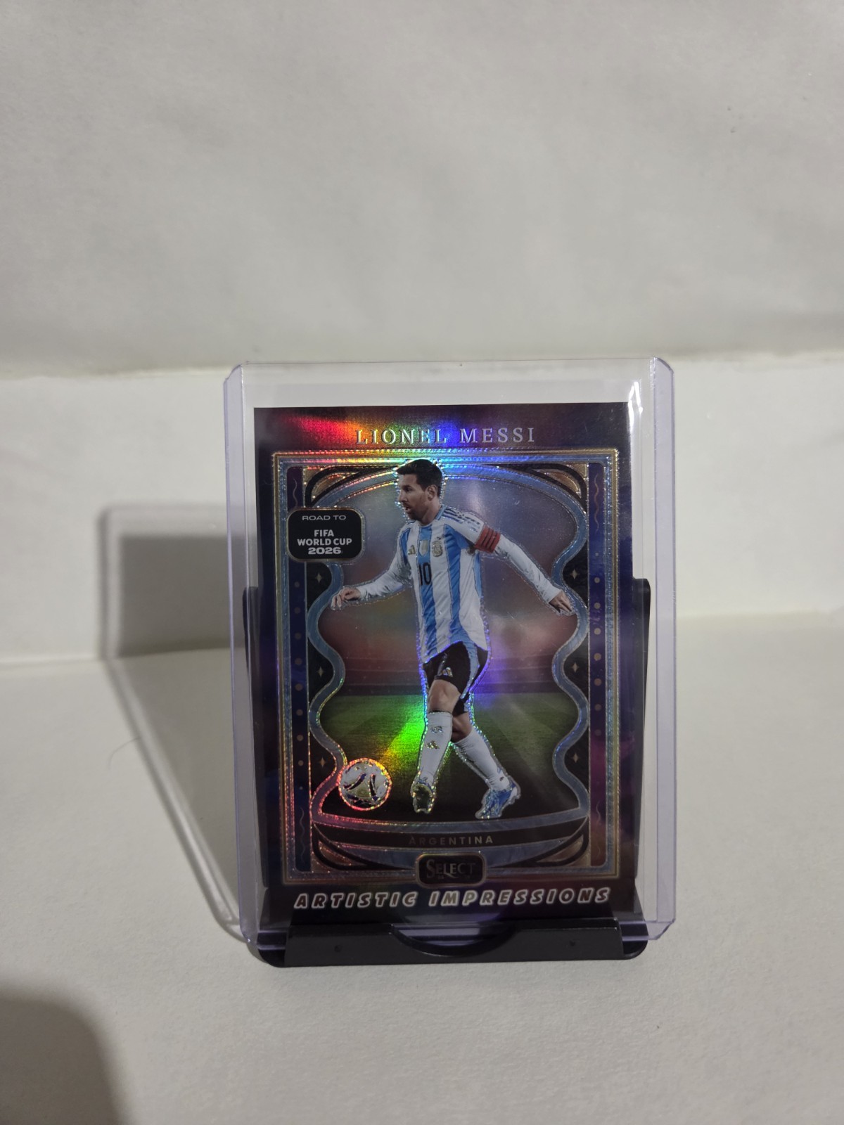 Lionel Messi 2025-26 Panini Select Road to World Cup Artistic Impressions #10