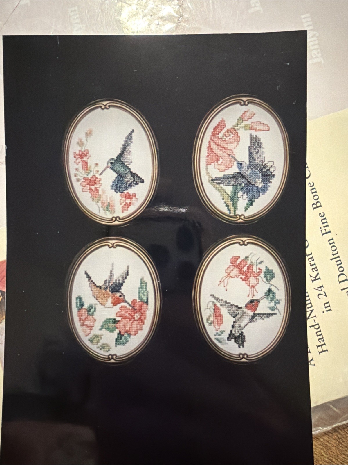 Janlynn Embroidery Kit Hummingbird 4 Pack 3.25x4.25 Floral 125-03 Janlynn Embroidery Kit Hummingbird 4 Pack 3.25x4.25 Floral 125-03
