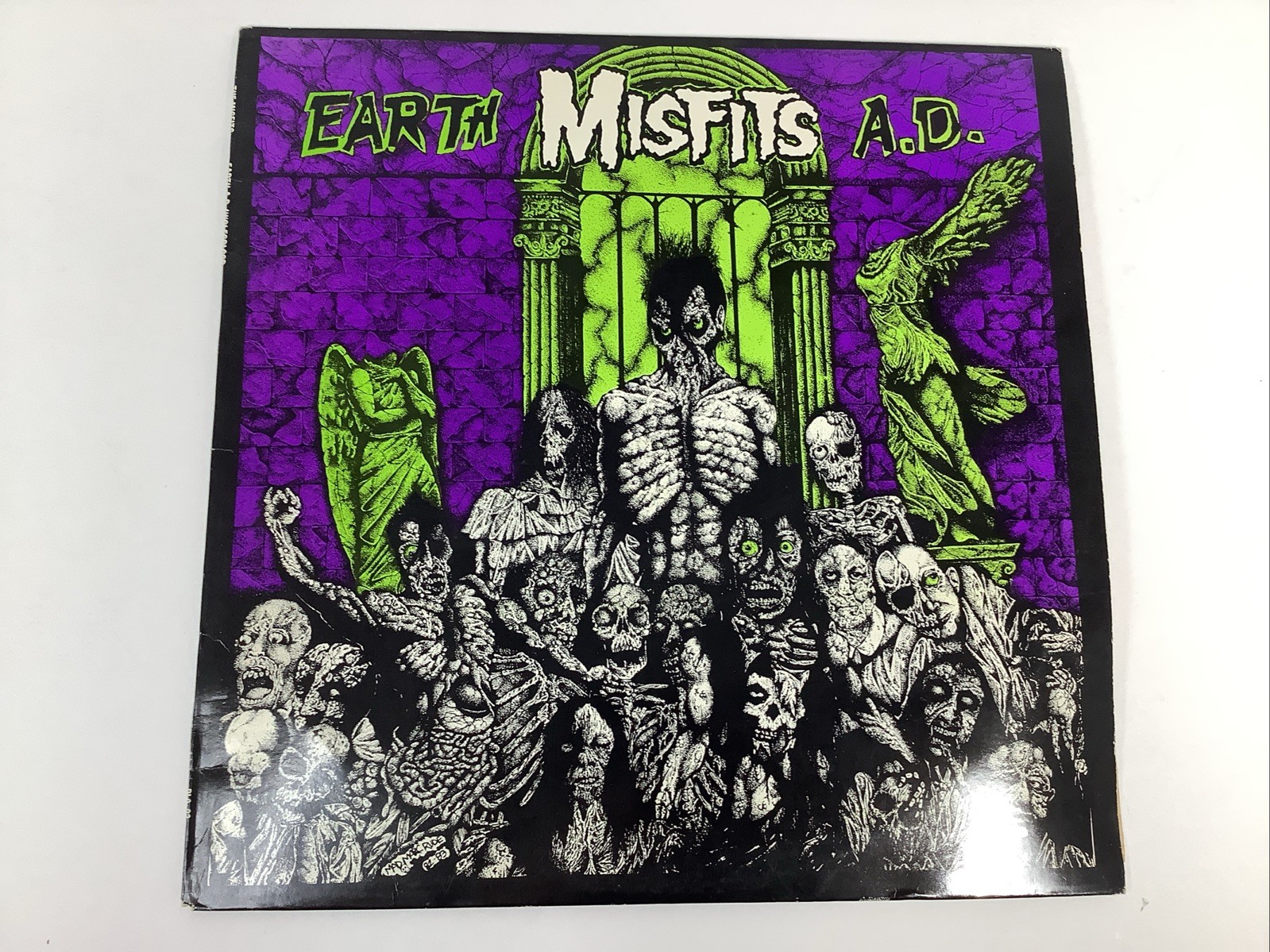 MISFITS Earth A.D LP  1983 1st Press Plan 9 PL-902 Dark Purple Bricks EDP Danzig