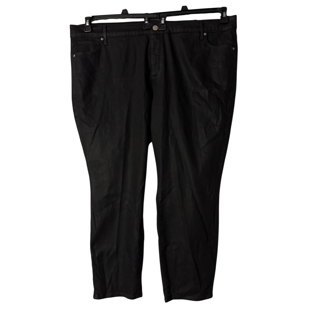 NWT LOFT made and loved Womens Black Stretch Slim Pockets Skinny Jeans Plus 26