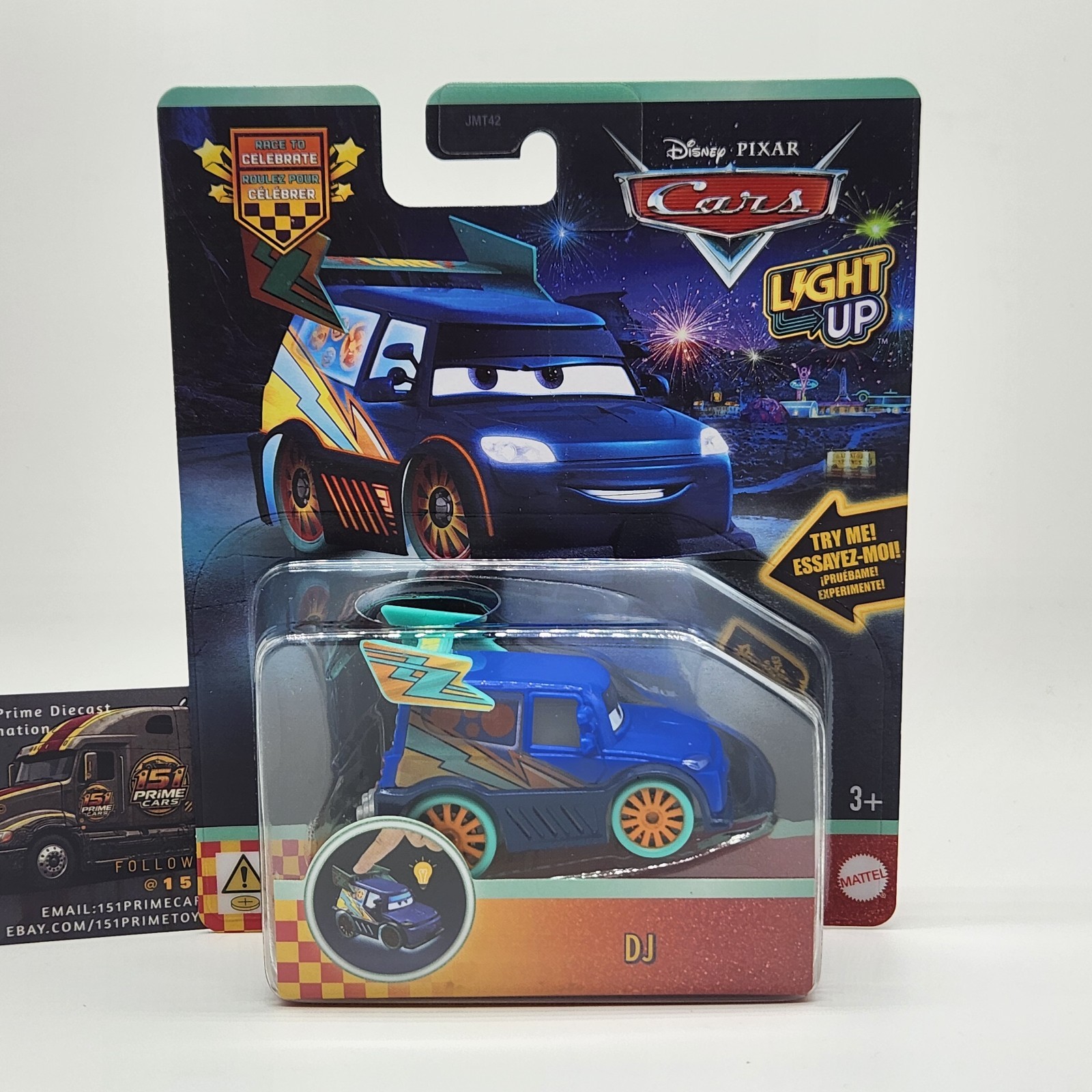 Disney Pixar Cars 2026 Race to Celebrate LIGHT UP DJ 