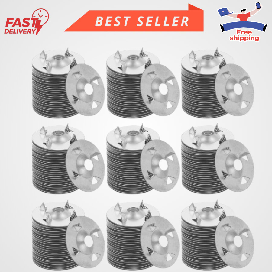 500 Pcs Foam Board Fasteners, 1-1/8 Inch Metal Washers Go Board Washers for Fixi