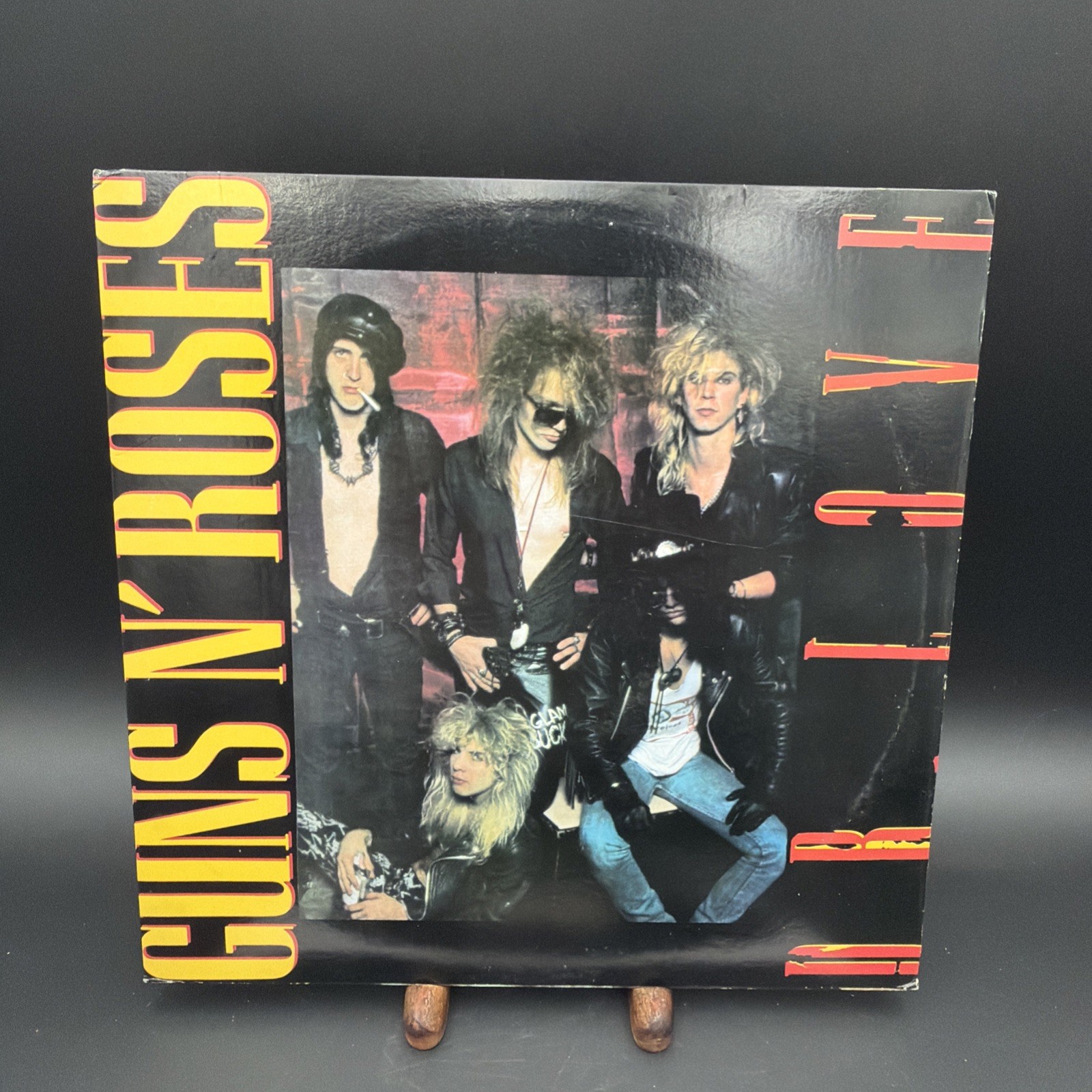 RARE 1987 Guns N Roses Dr Love Double 2  LP Record Album Import Gatefold EX