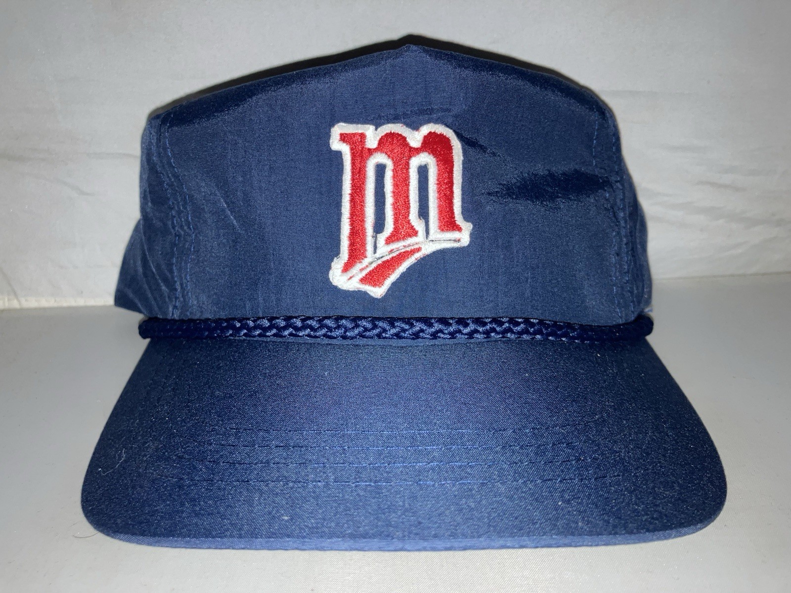 Vtg Minnesota Twins Snapback Hat Cap Rare 90s Deadstock MLB baseball Sga Puckett