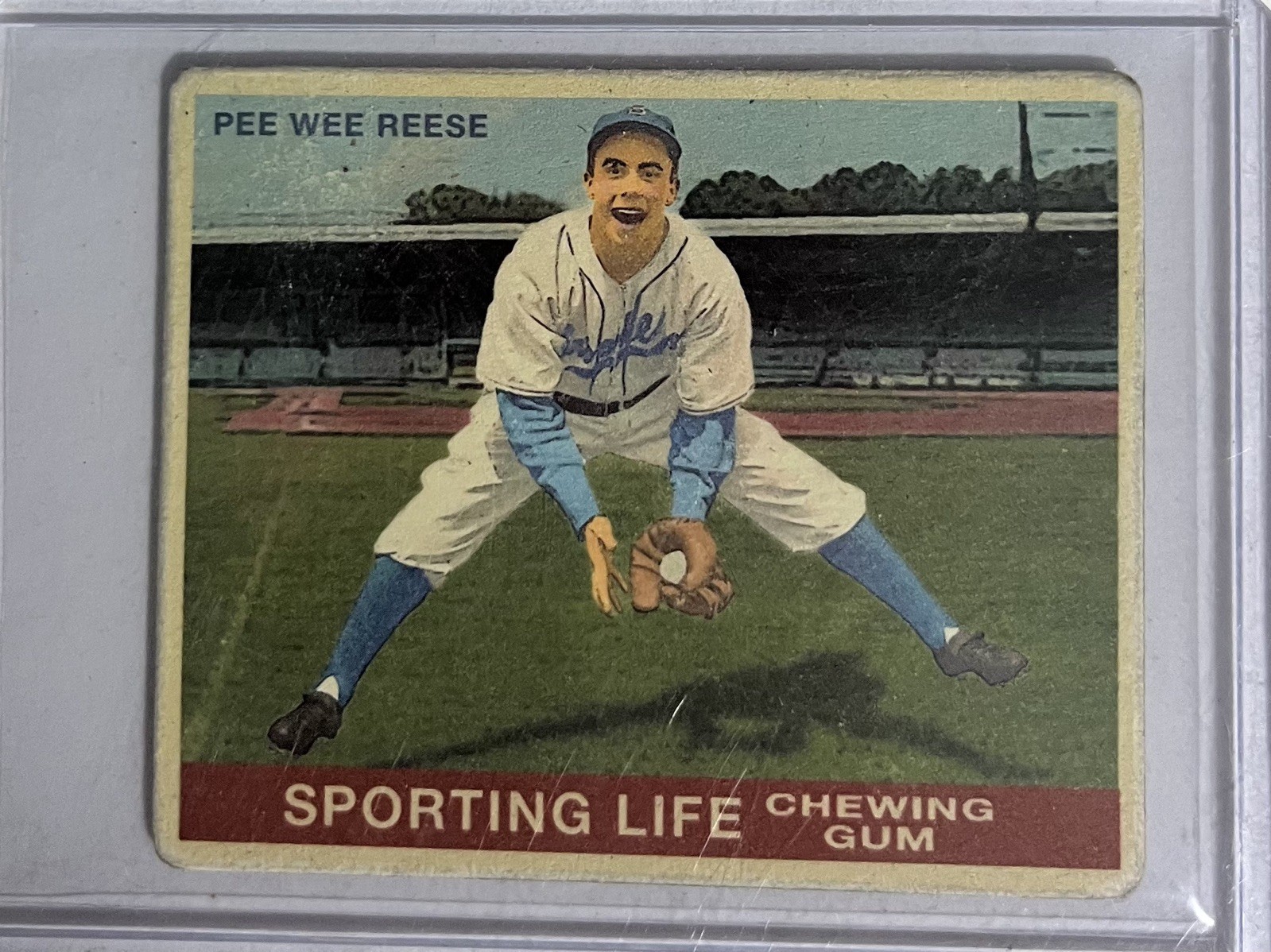 Rare 2014 Sporting Life Pee Wee Reese #147 Chewing Gum 4th Series 