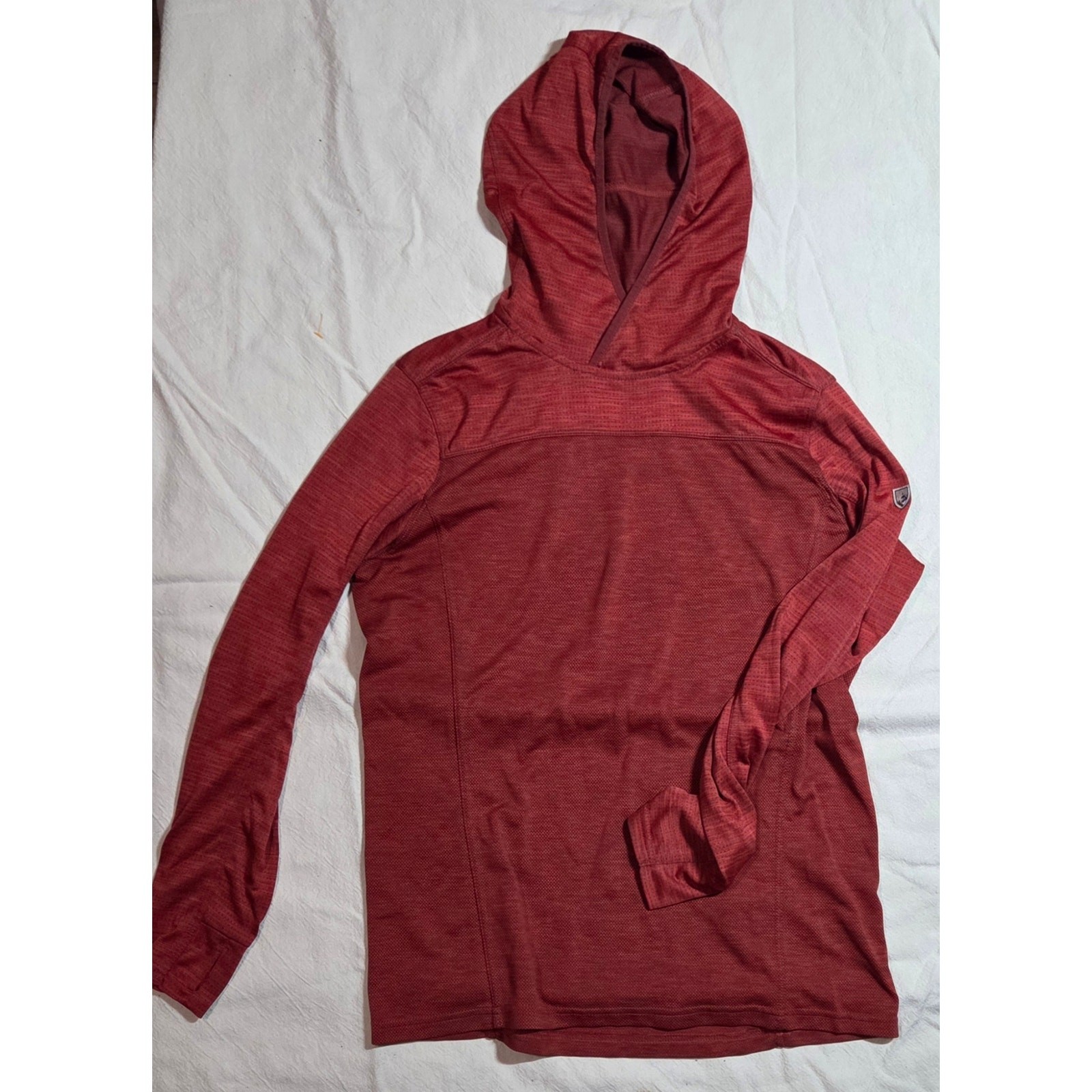 KÜHL Men’s Engineered Technical Sun Hoody - Rustic Brick Red - Size Small KÜHL Men’s Engineered Technical Sun Hoody - Rustic Brick Red - Size Small