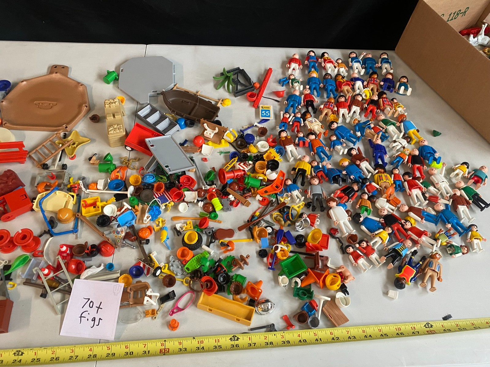 huge lot Playmobil including 70+ figures