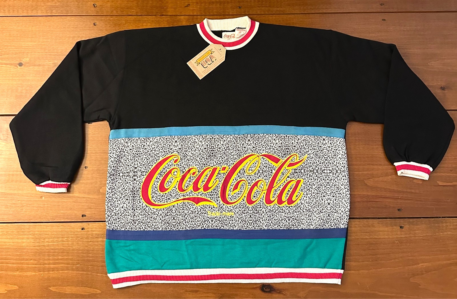 Rare VTG 1980s Coca Cola Crewneck Sweatshirt Deadstock Murjani NWT Size M 1986 Rare VTG 1980s Coca Cola Crewneck Sweatshirt Deadstock Murjani NWT Size M 1986