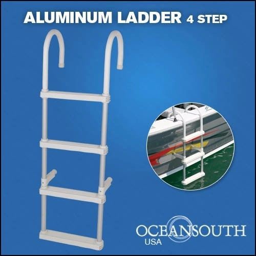 Oceansouth Aluminium Boarding Boat Ladder 4 Step