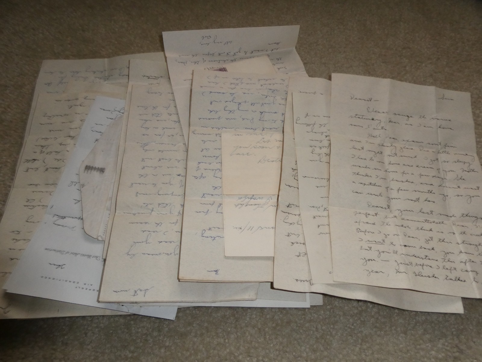 Lot of 20+ Original 1930s Personal Letters from Pro Golfer Skee Robert Riegel Lot of 20+ Original 1930s Personal Letters from Pro Golfer Skee Robert Riegel