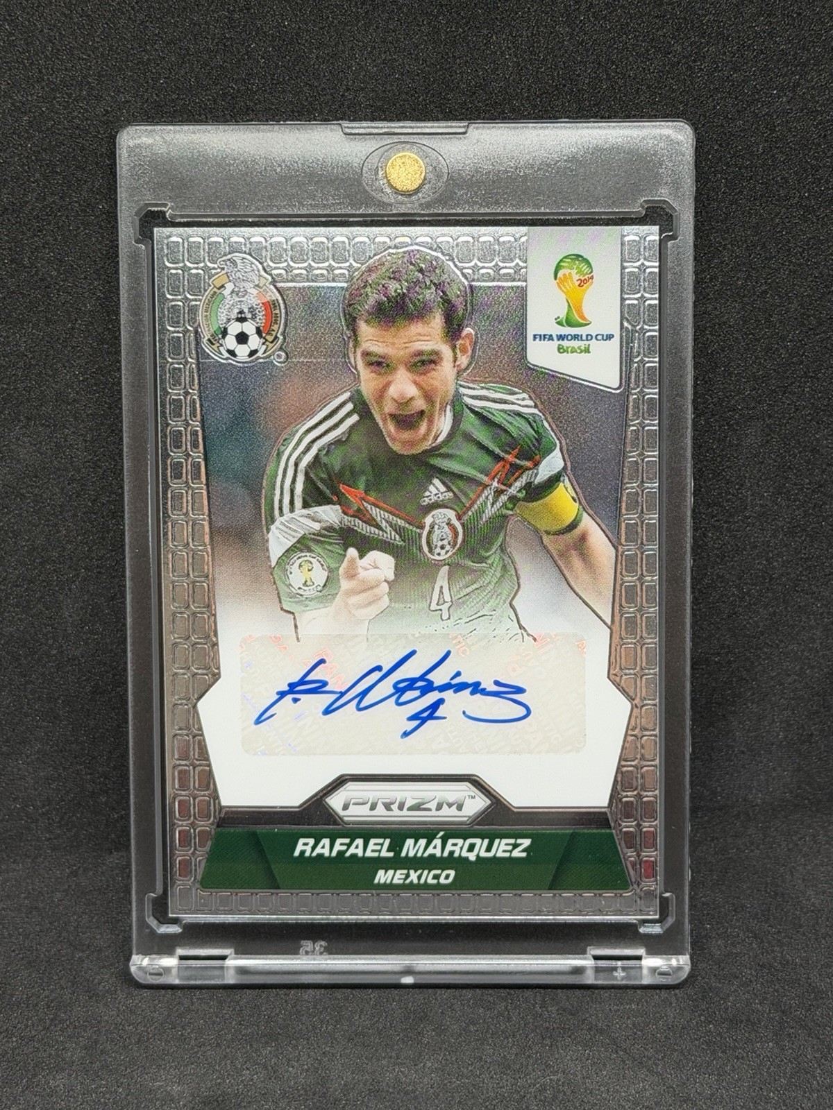 2014 Panini Prizm World Cup Signatures Rafael Marquez #S-RM Auto 2014 Panini Prizm World Cup Signatures Rafael Marquez #S-RM Auto