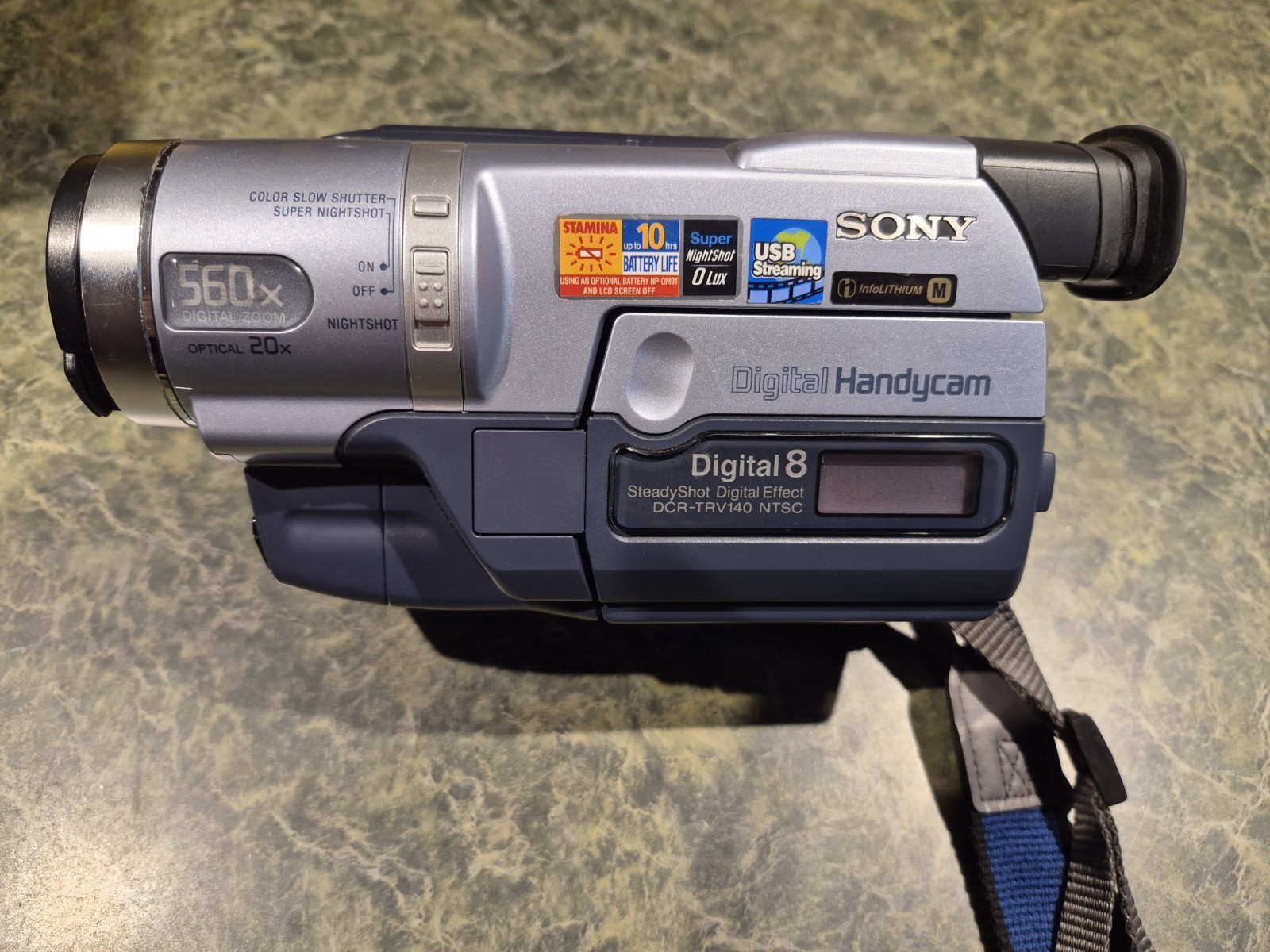 Sony DCR-TRV140 Digital8 Handycam Camcorder 560x Digital Zoom NightShot Bundle Sony DCR-TRV140 Digital8 Handycam Camcorder 560x Digital Zoom NightShot Bundle