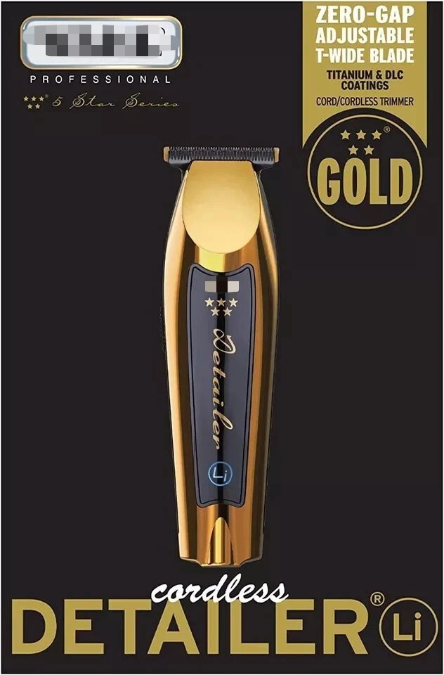 Wahl 5-Star Detailer Li Gold Trimmer 8171-700 Professional Cord Cordless US
