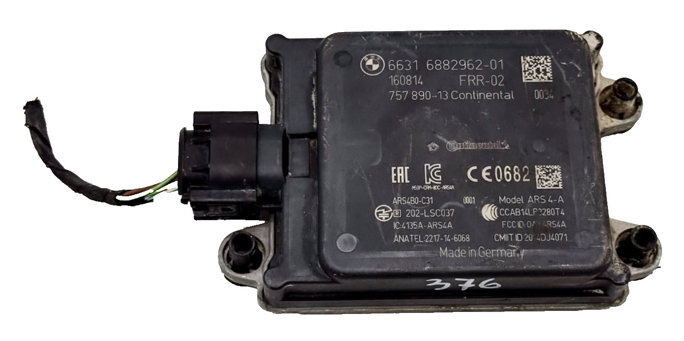 16-19 BMW G12 740i 750i OEM ACC Adaptive Cruise Radar Sensor 66316882962